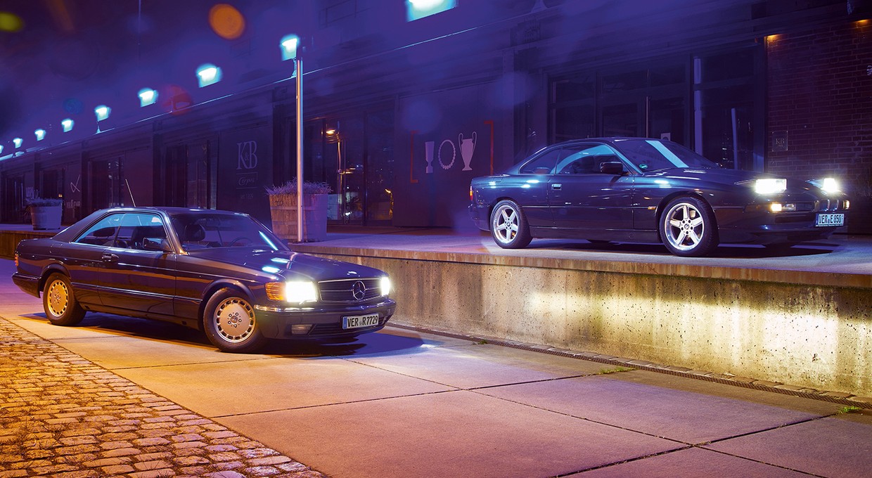 BMW 850i kontra Mercedes 560 SEC - były, są i będą samochodami marzeń
