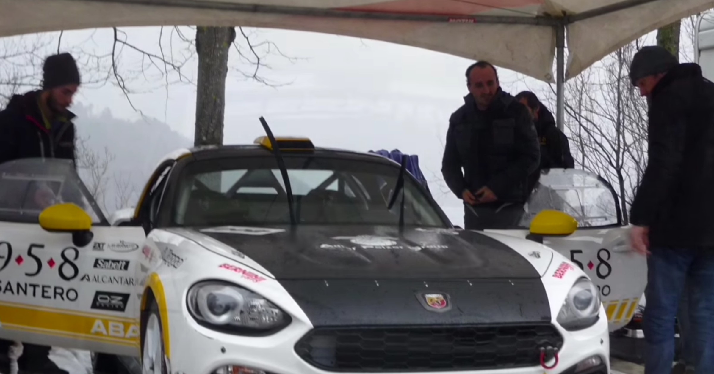Kubica testowa Hyundaia i20 R5 i Abartha 125 Spider