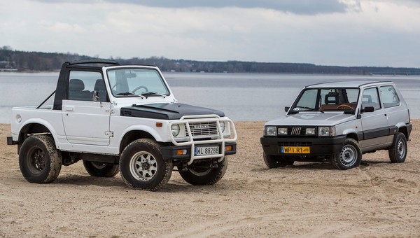 Fiat Panda 4x4 kontra Suzuki SJ 413 - japoński wojownik i Kung Fu Panda