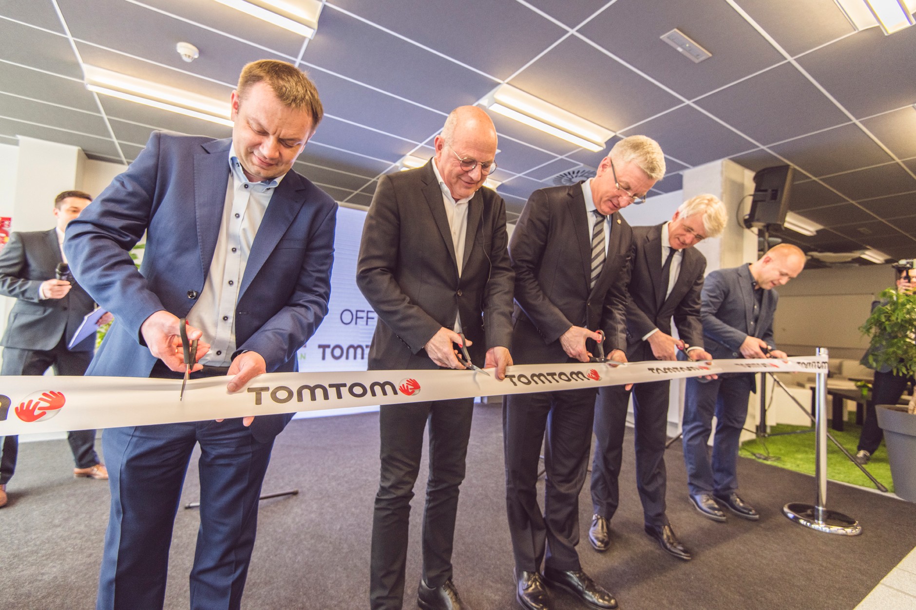 Tom Tom Poznań. Na otwarciu nie zabrakło dwóch prezesów TomTom oraz władz miasta