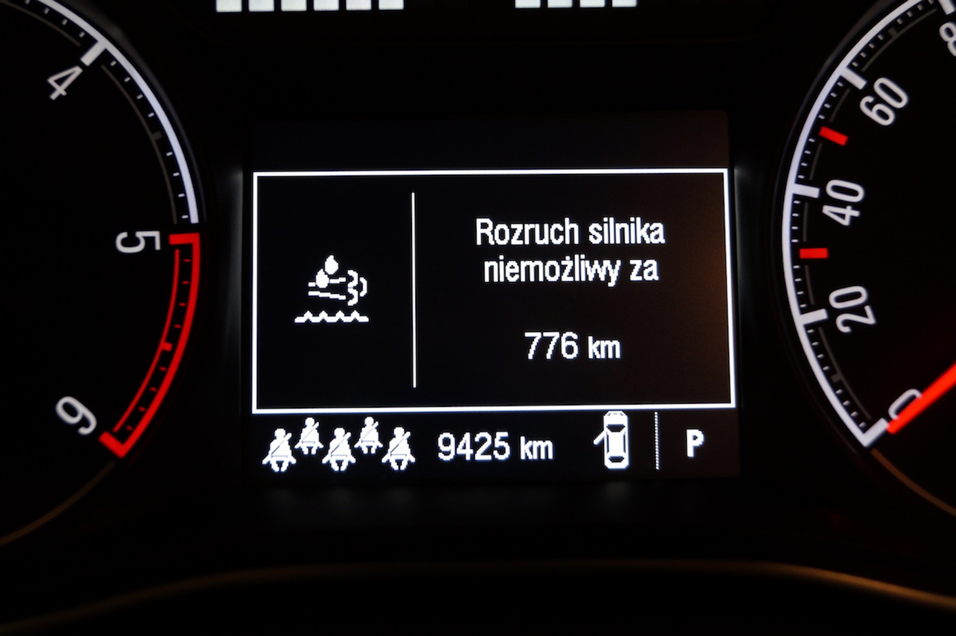 Ostrzeżenie o kończącym się płynie AdBlue