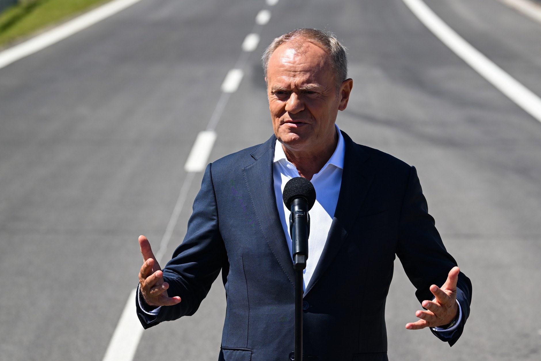 26624312 - LEŚNICE OTWARCIE ODCINKA S6 Z UDZIAŁEM PREMIERA RP (Donald Tusk)