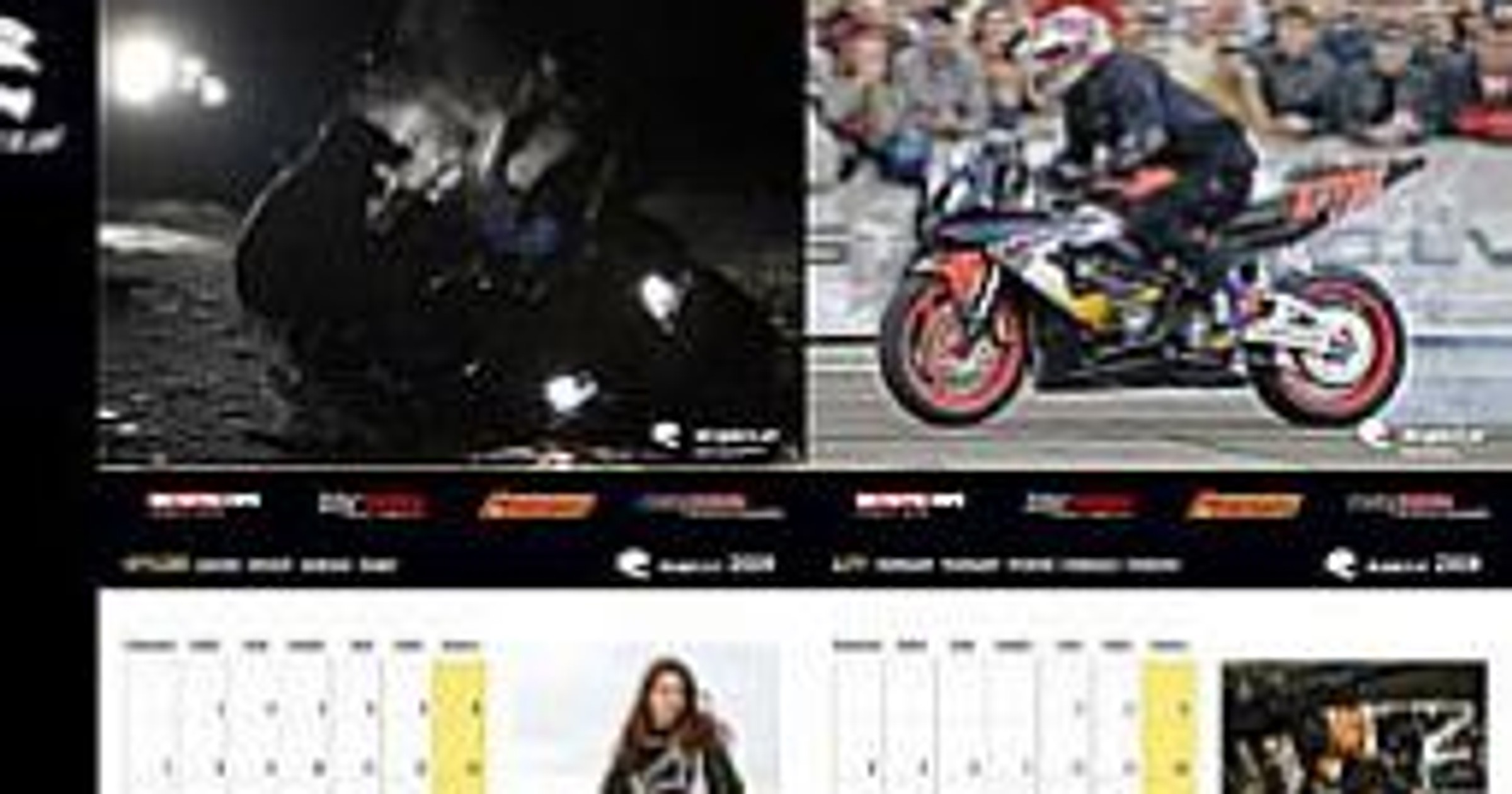 Kalendarz motocyklowy Ścigacz.pl 2008