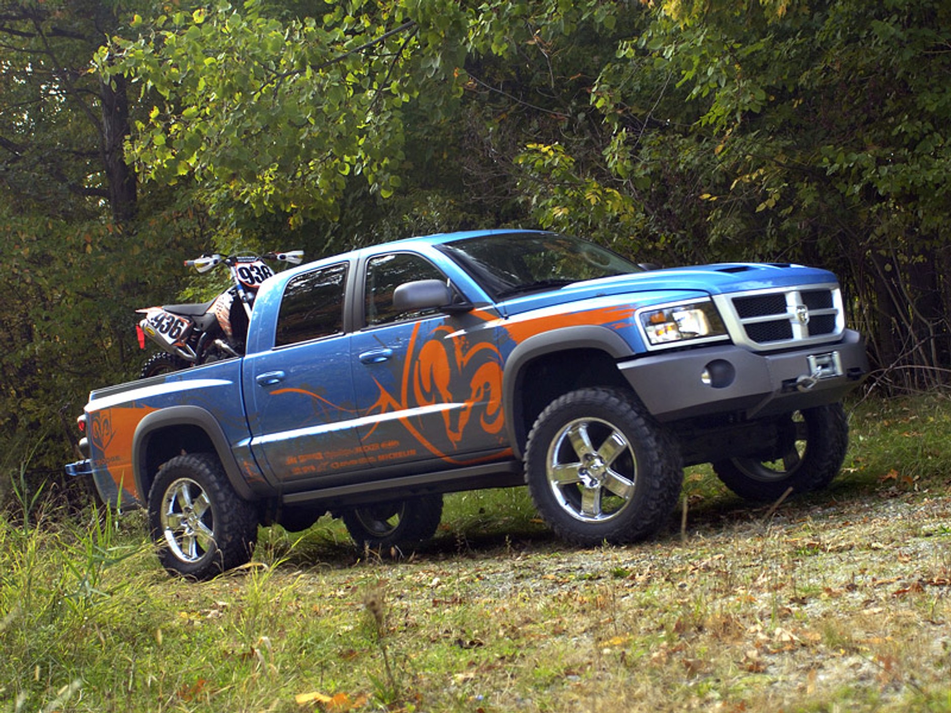 SEMA 2007: Dodge Dakota MX Warrior – transporter motocykli