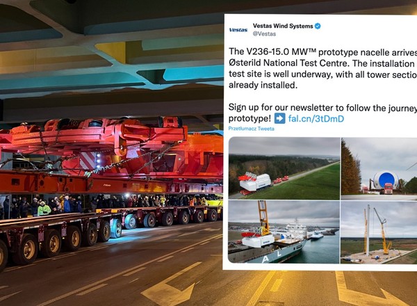 Transportowali prawdziwego giganta. Platforma była szersza od drogi