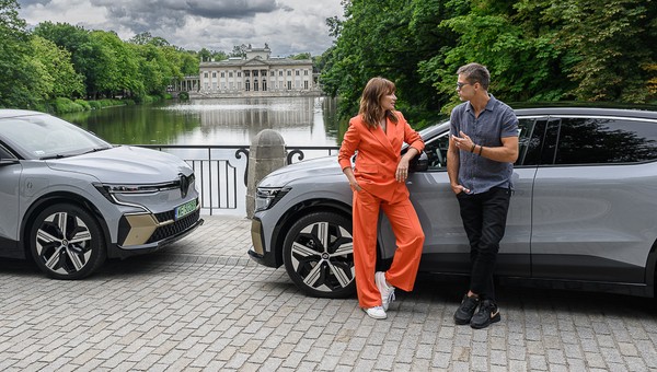 Anna Dereszowska i Maciej Zakościelny będą jeździć Megane E-Tech