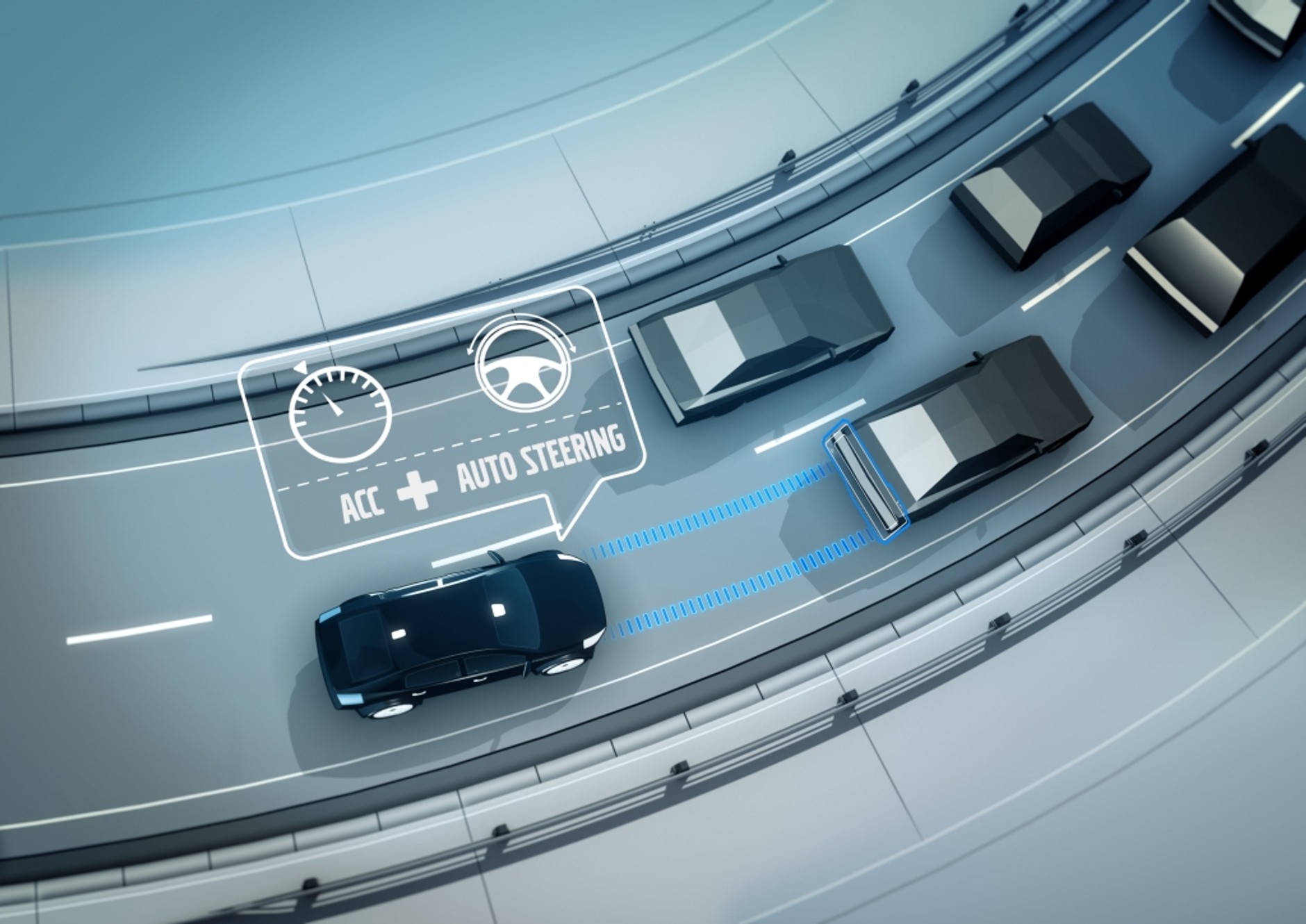 Idealne rozwiązanie do zatłoczonych miast i powolnej jazdy w korku: aktywny tempomat.