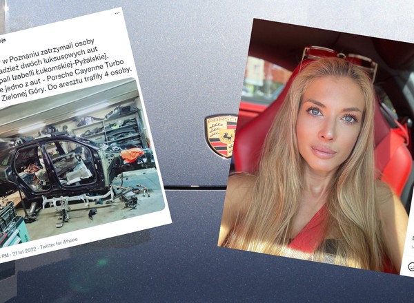 Łukomska-Pyżalska odzyskała Porsche. Auto nie nadaje się do jazdy