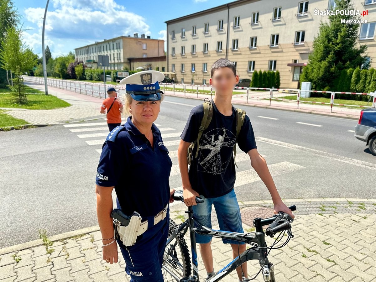 Policjanci prowadzili działania w całym mieście. Nie chodziło o kierowców