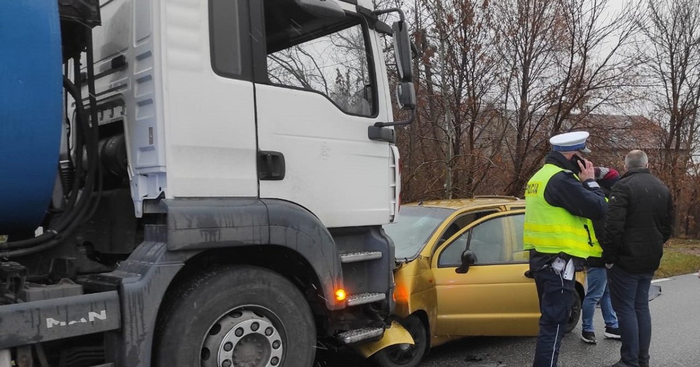 62-letni mężczyzna zginął w wypadku pod Zduńską Wolą