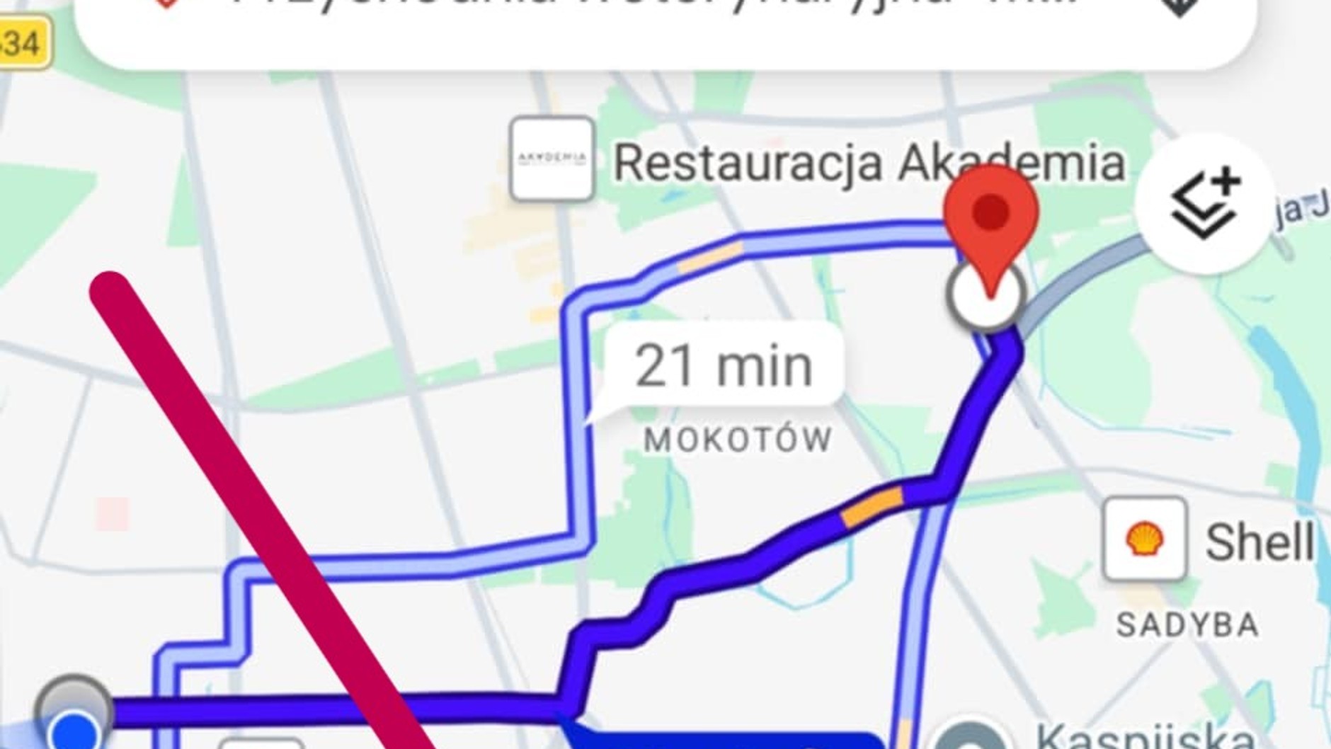 Google Maps - jak dostosować trasę?