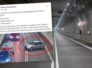 Kierowcy nie przejęli się kamerami. Niebezpieczne manewry w tunelu pod Świną [WIDEO]