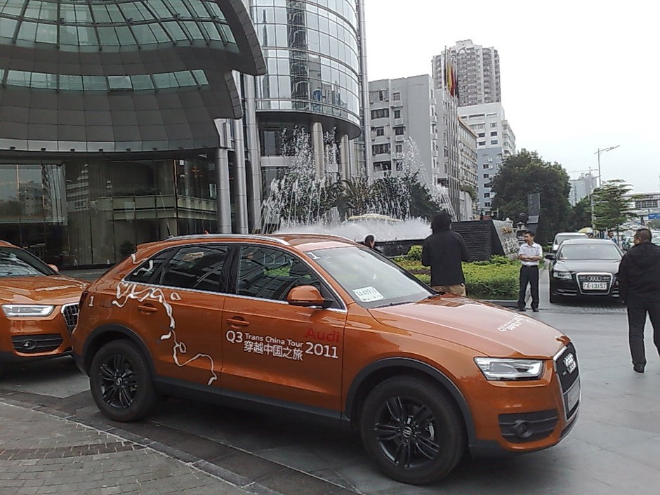 Audi Q3 na chińskich drogach
