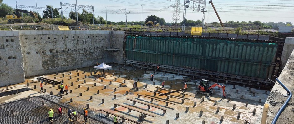 Budowa przejazdu pod torami kolejowymi