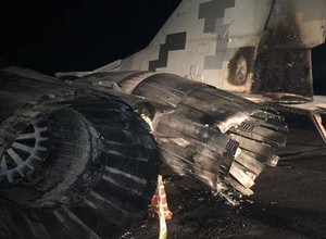 Ukraiński kapitan wjechał autem w MIG-a 29. Samolot spalił się