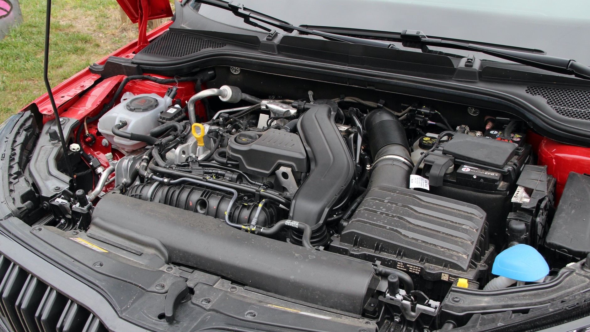 Silnik 1.5 TSI (tu w Kamiqu Monte Carlo) został wzmocniony do 177 KM