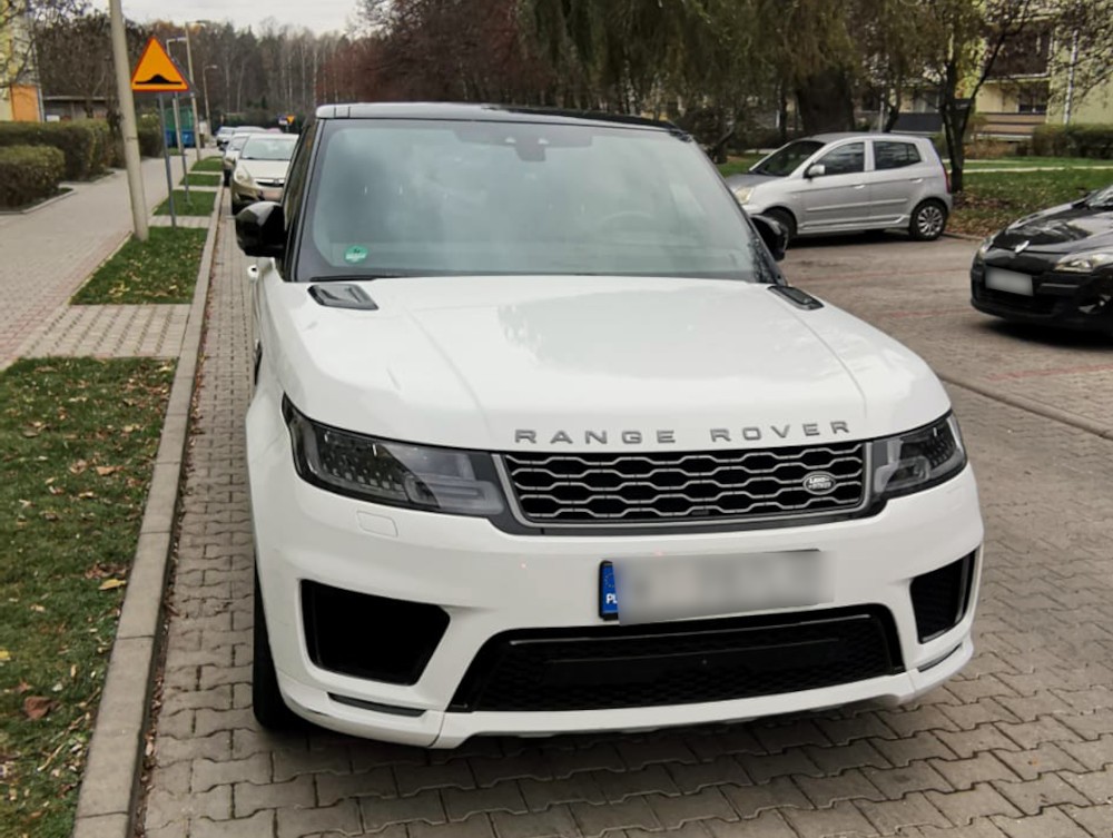 Auto dla niepoznaki miało już założone polskie "blachy"