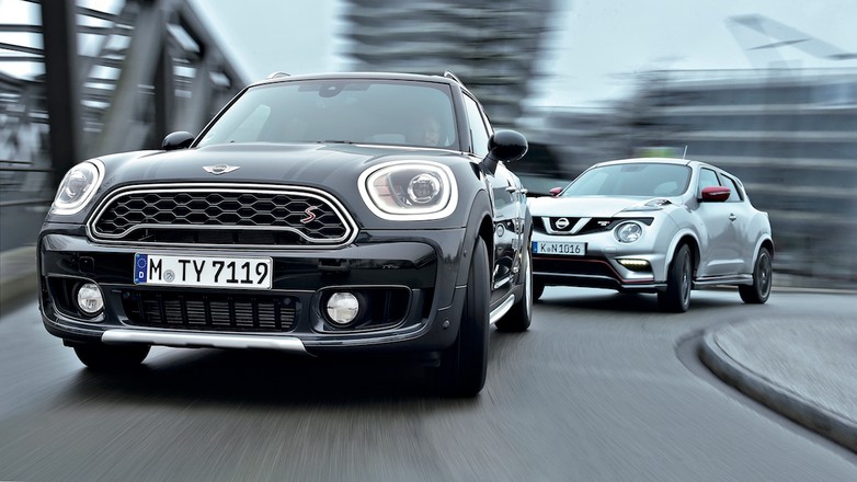 Mini Countryman Cooper S kontra Nissan Juke Nismo RS