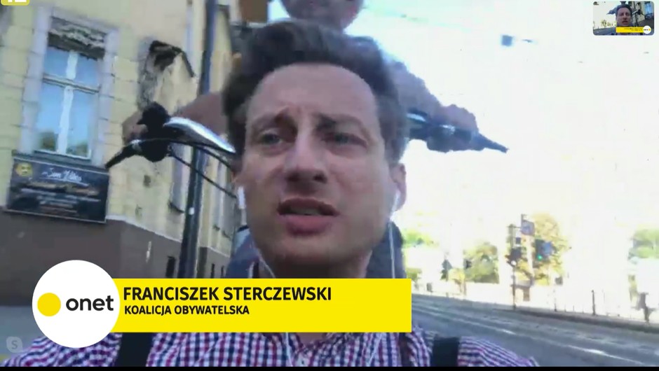 Poseł Sterczewski w Onet Rano 