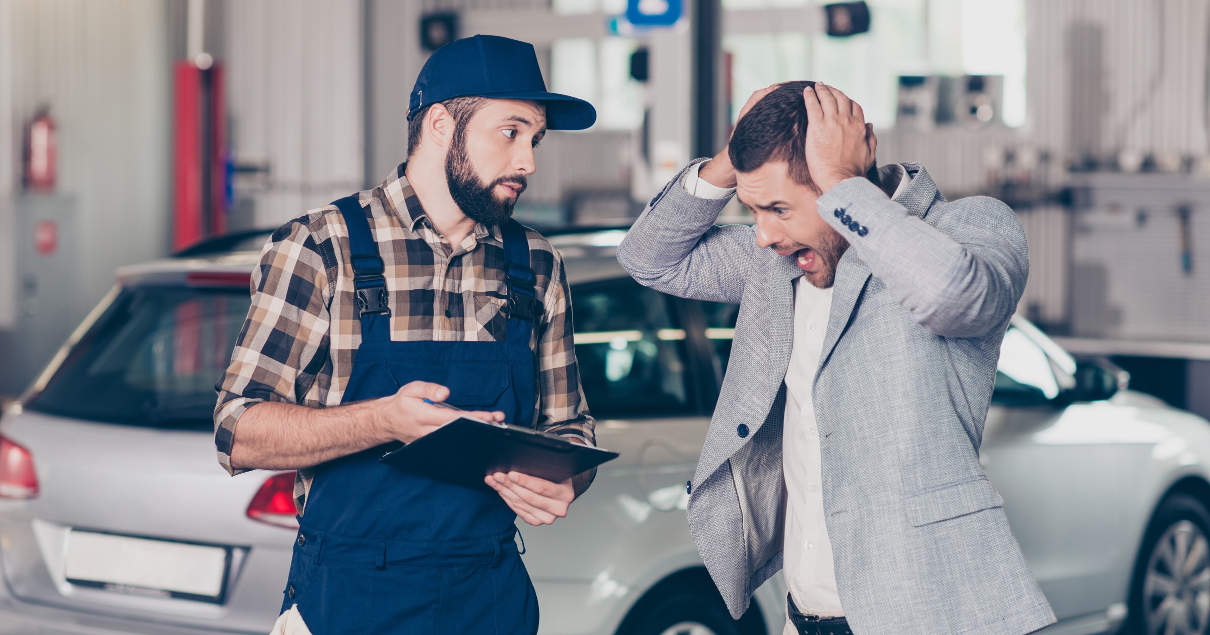 Wizyta u mechanika samochodowego