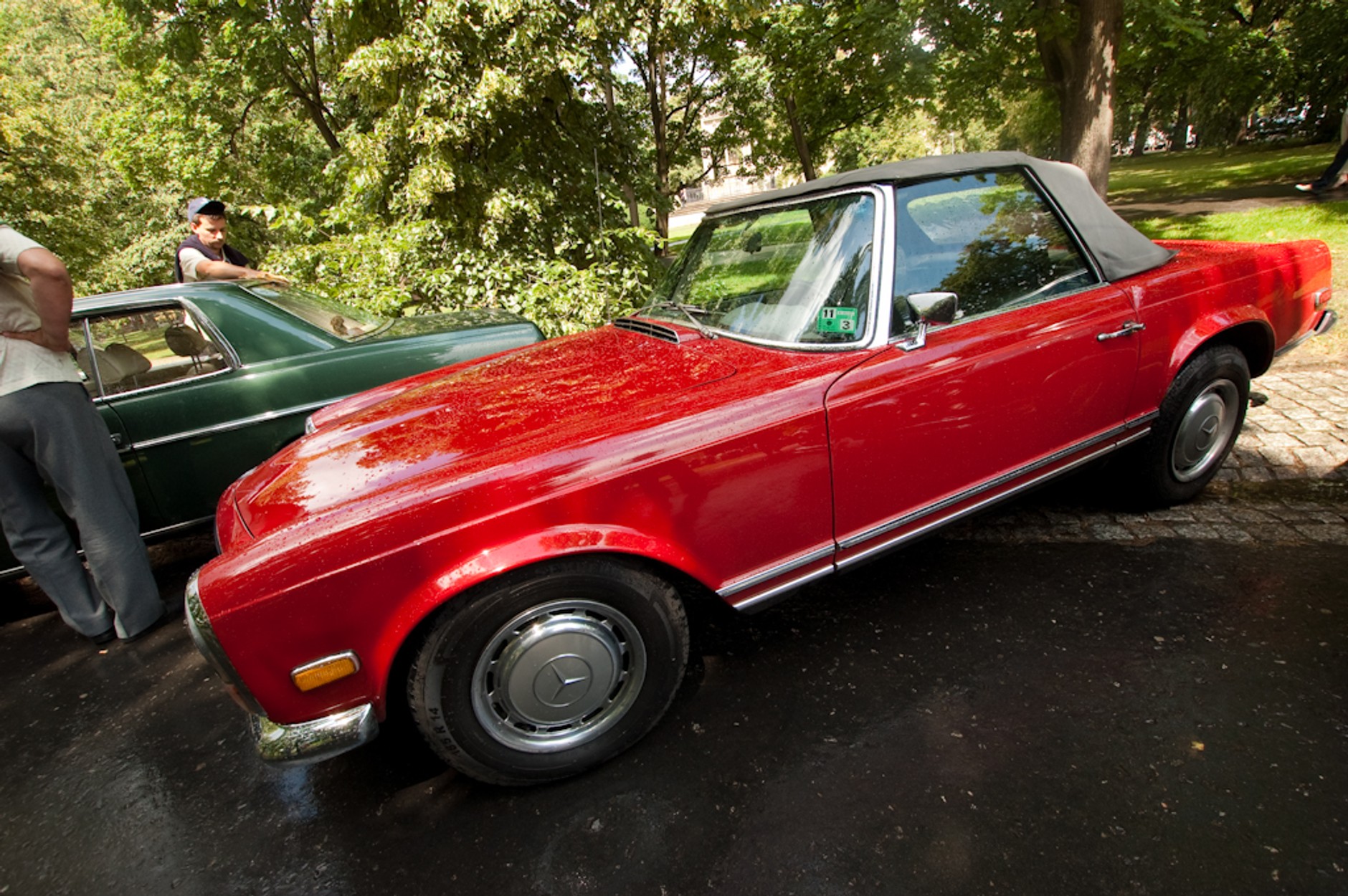 Klasyczne Mercedesy w Wilanowie