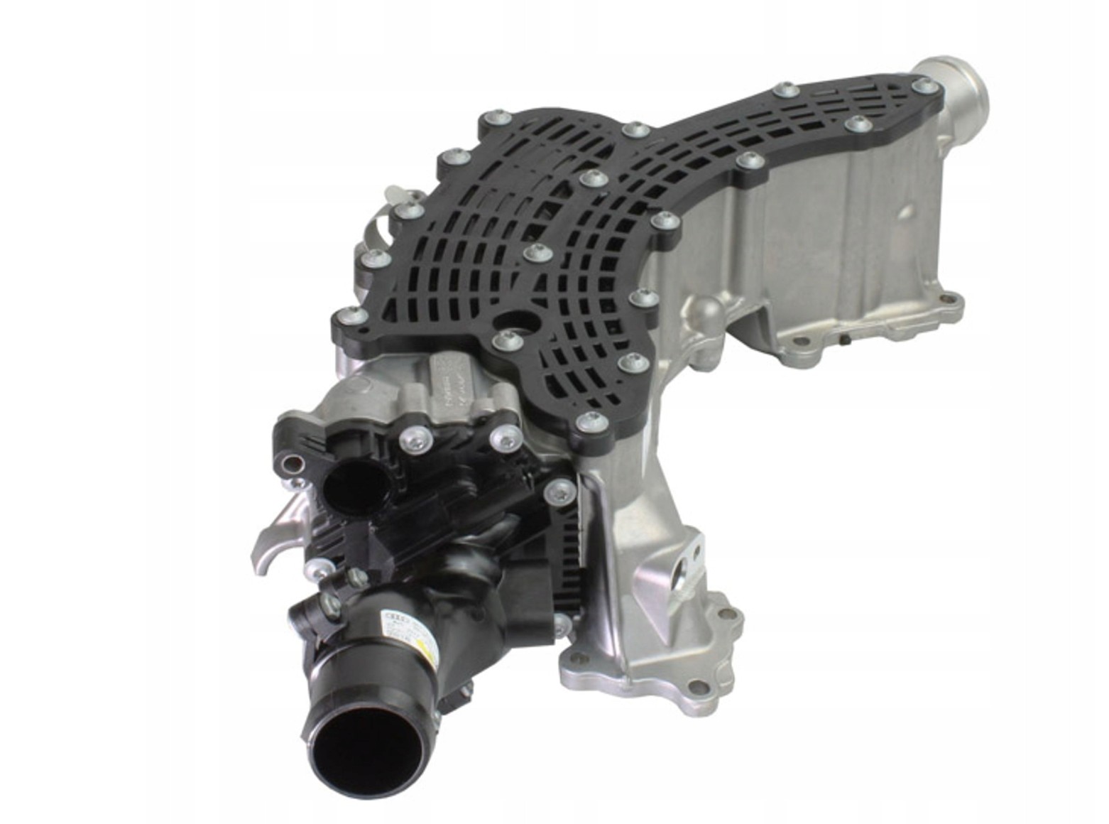 Tak wygląda moduł pełniący w nowoczesnym aucie funkcję termostatu. Koszt oryginalnej, nowej części: nawet ponad 3 tys. złotych. 