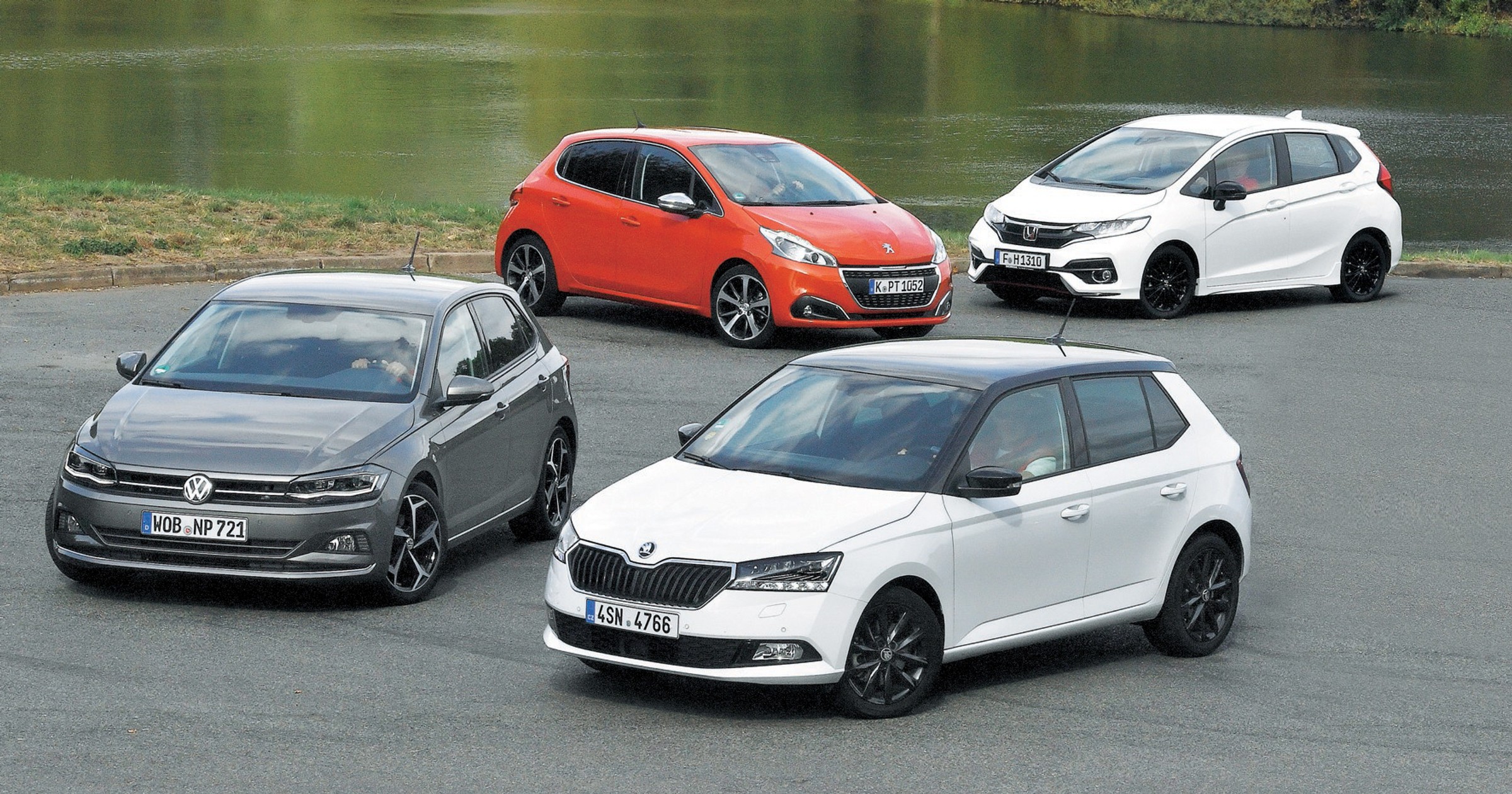 Małe, ale z pazurem - porównanie: Honda Jazz, Peugeot 208, Skoda Fabia i VW Polo
