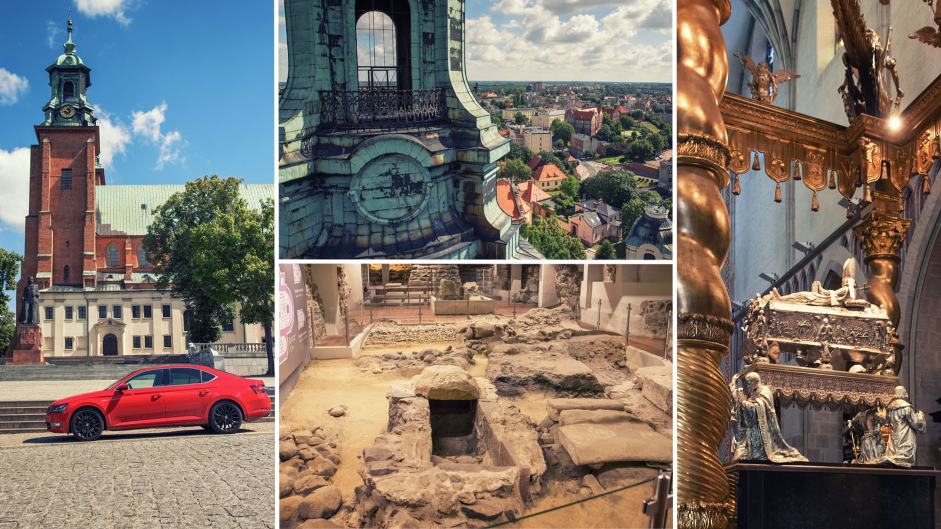 Odkrywamy historię Polski - Skodą Superb zwiedzamy Gniezno i okolicę