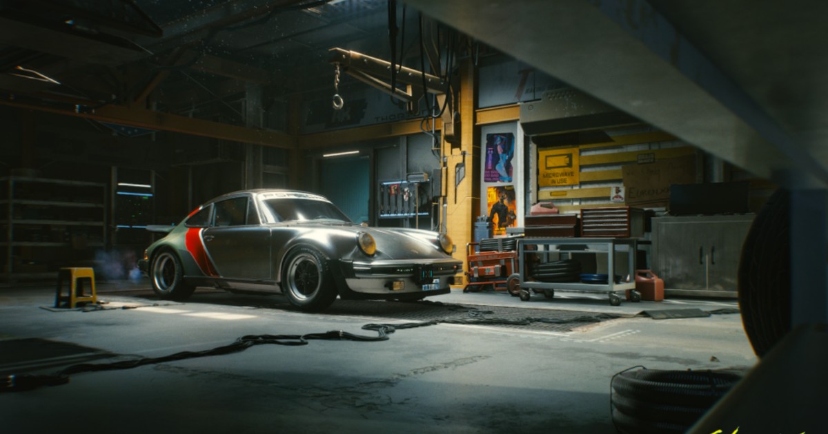 Cyberpunk 2077: Porsche 911 Turbo Johnny'ego Silverhanda