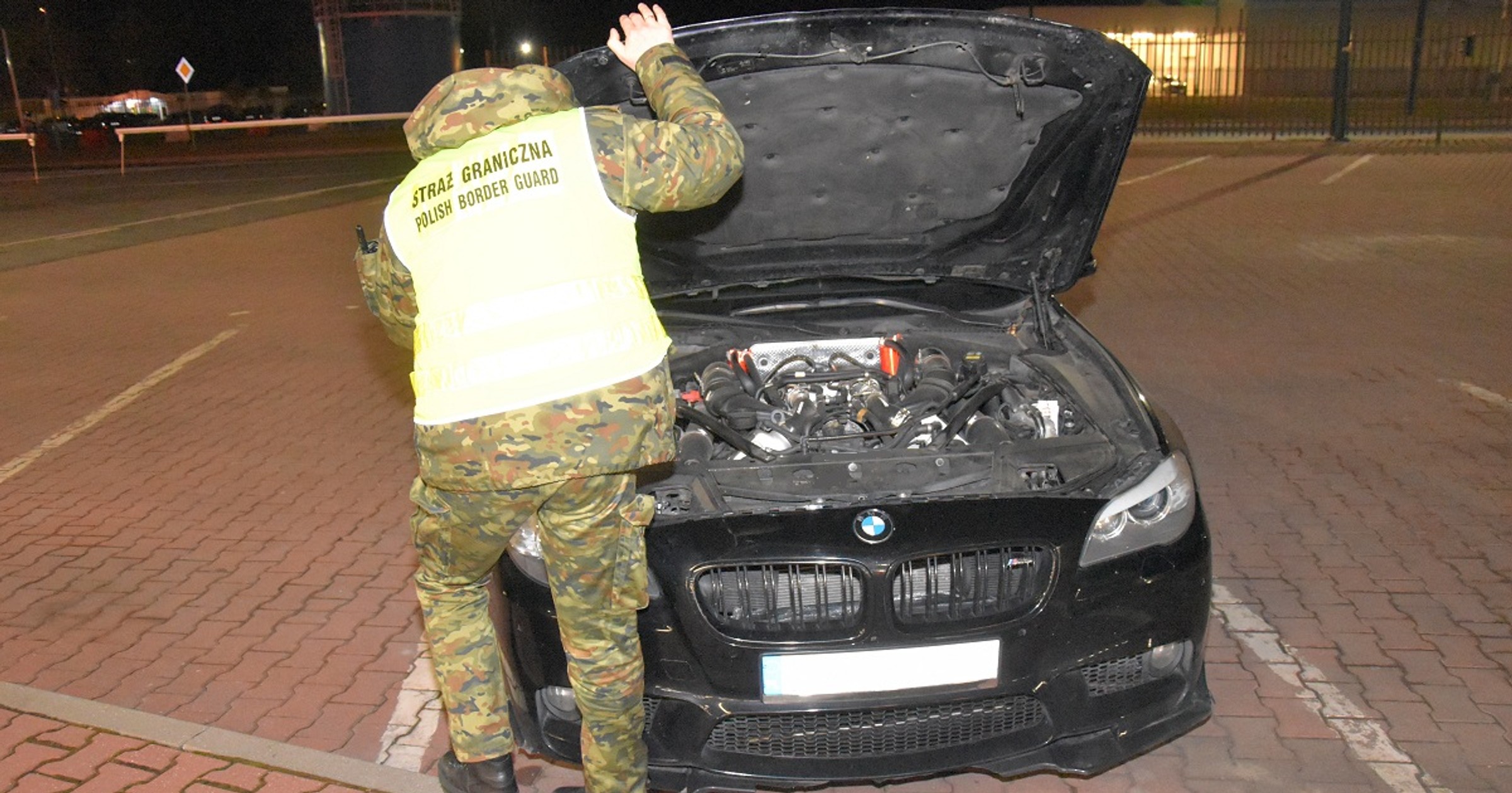 BMW serii 5 z fałszywym numerem VIN podczas kontroli granicznej w Terespolu