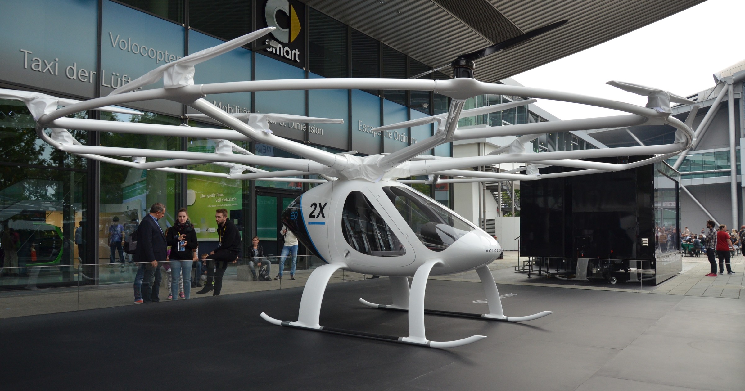 Volocopter planuje zorganizować sieć latających taksówek