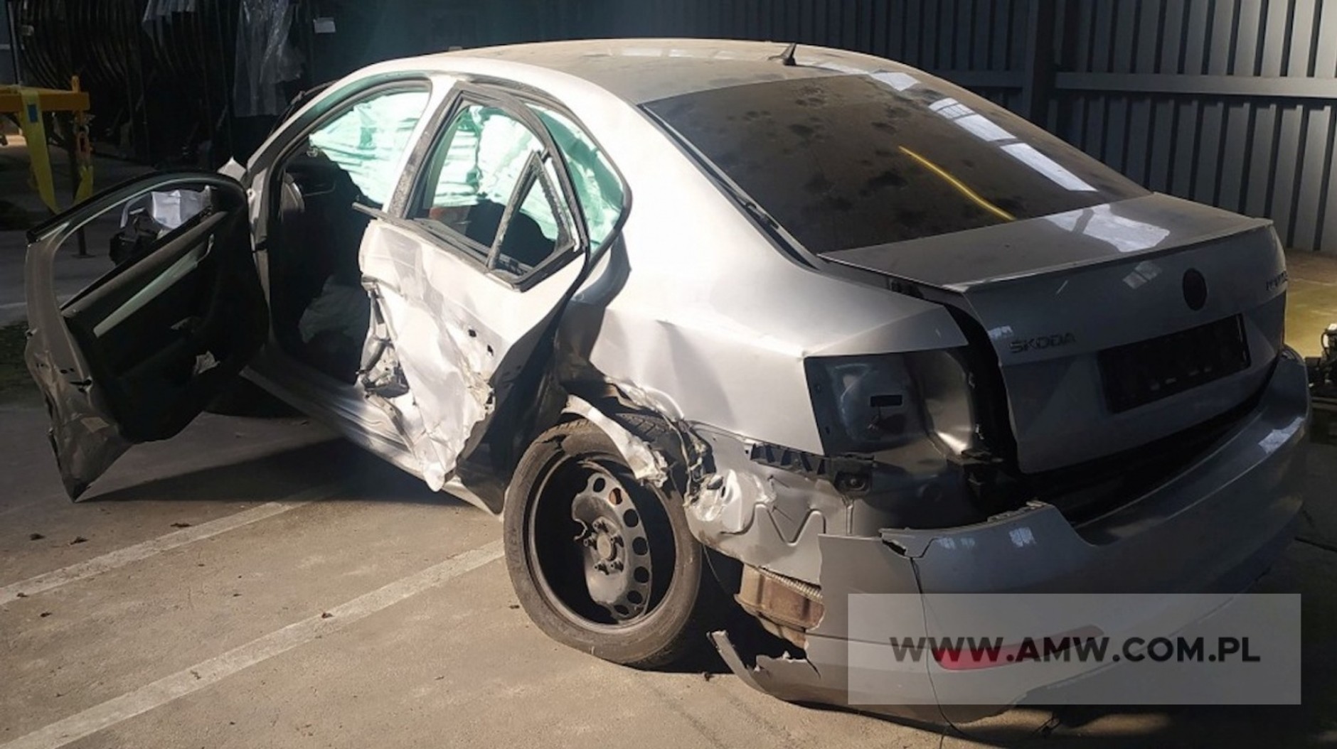 Skoda Octavia po kolizji