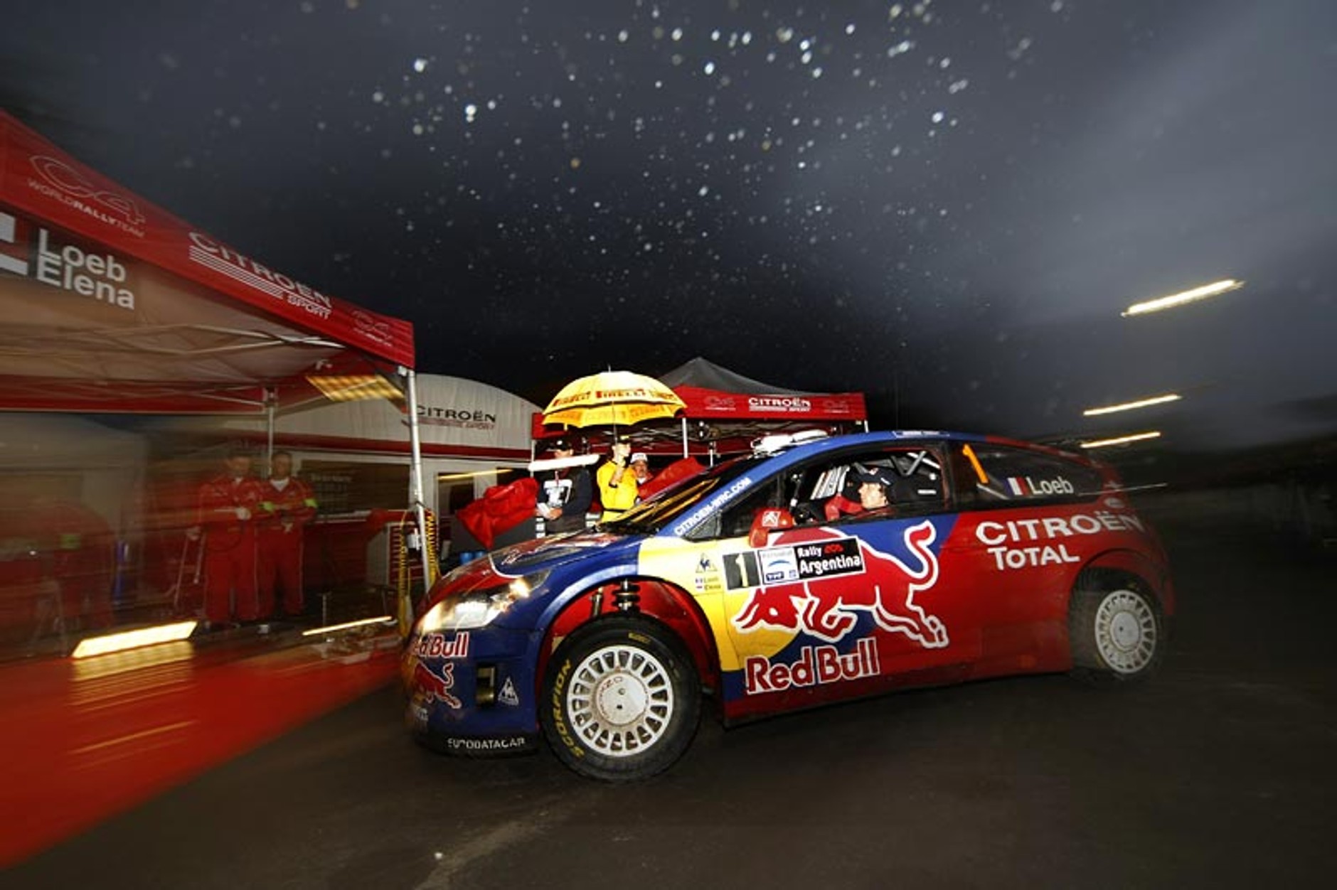 Rajd Argentyny 2008: Loeb zdecydowanym liderem (I. etap)