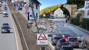Nieszczęśliwe skutki objazdu, czyli zdemolowany wjazd do miasta. "Zmieścisz się, odwagi"