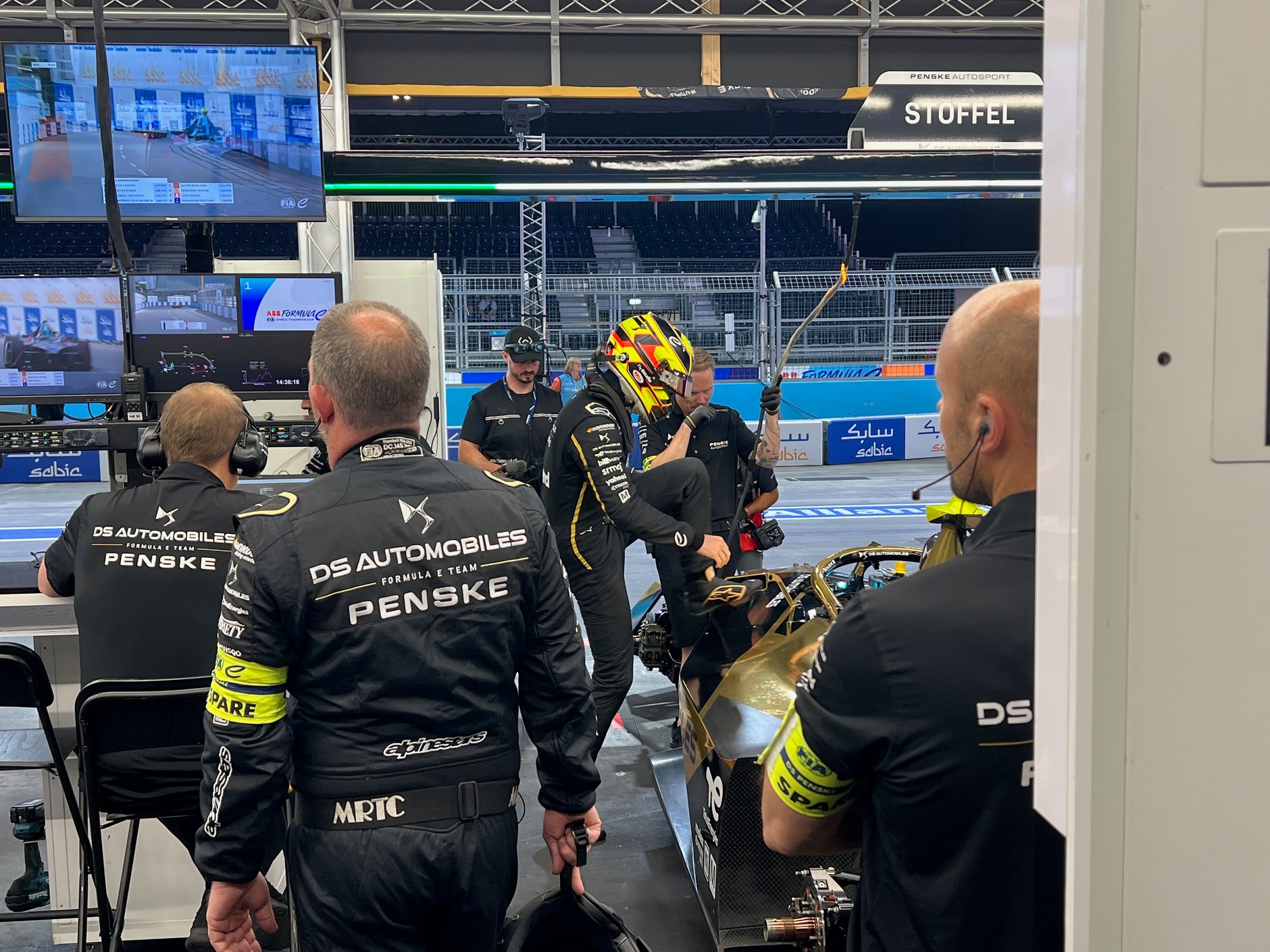 Wyścigi Formuły E na torze ExCel w Londynie