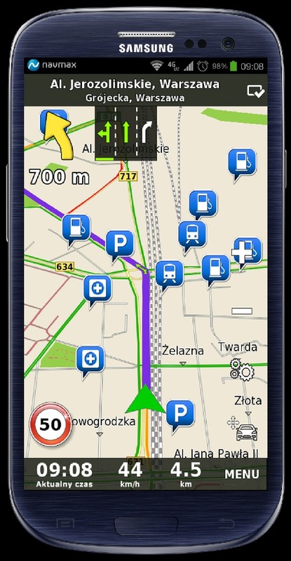 Navmax z mapami świata