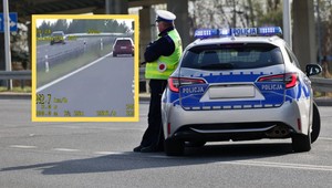 Szaleńcza jazda drogowego recydywisty. Pędził 242 km na godz. [WIDEO]