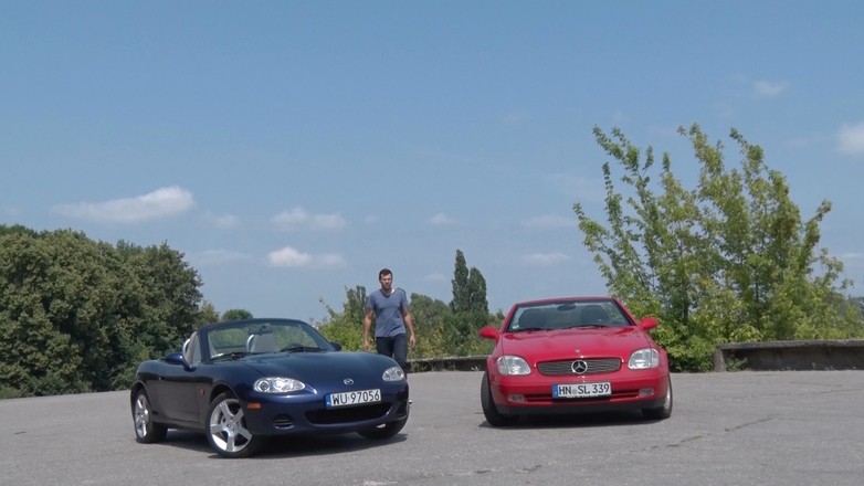 Mazda MX-5 kontra Mercedes SLK