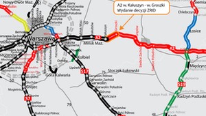 Autostrada A2: nowy odcinek pomiędzy węzłami Kałuszyn i Groszki