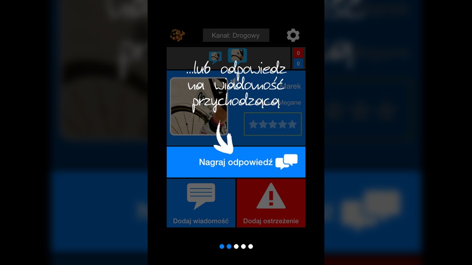 Odpowiadanie innym kierowcom