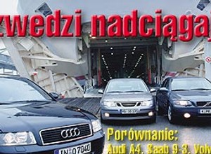 Audi A4 1.8 T, Saab 9-3 2.0t , Volvo S60 2.0T - Przyjechali Szwedzi