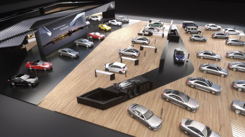 Stoisko Mercedes-Benz w Genewie