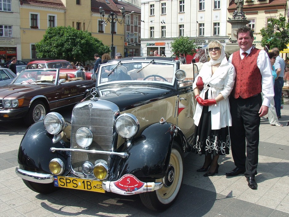 Przedwojenny Mercedes cabrio