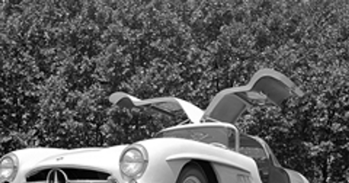 Mercedes 300SL na zdjęciach 