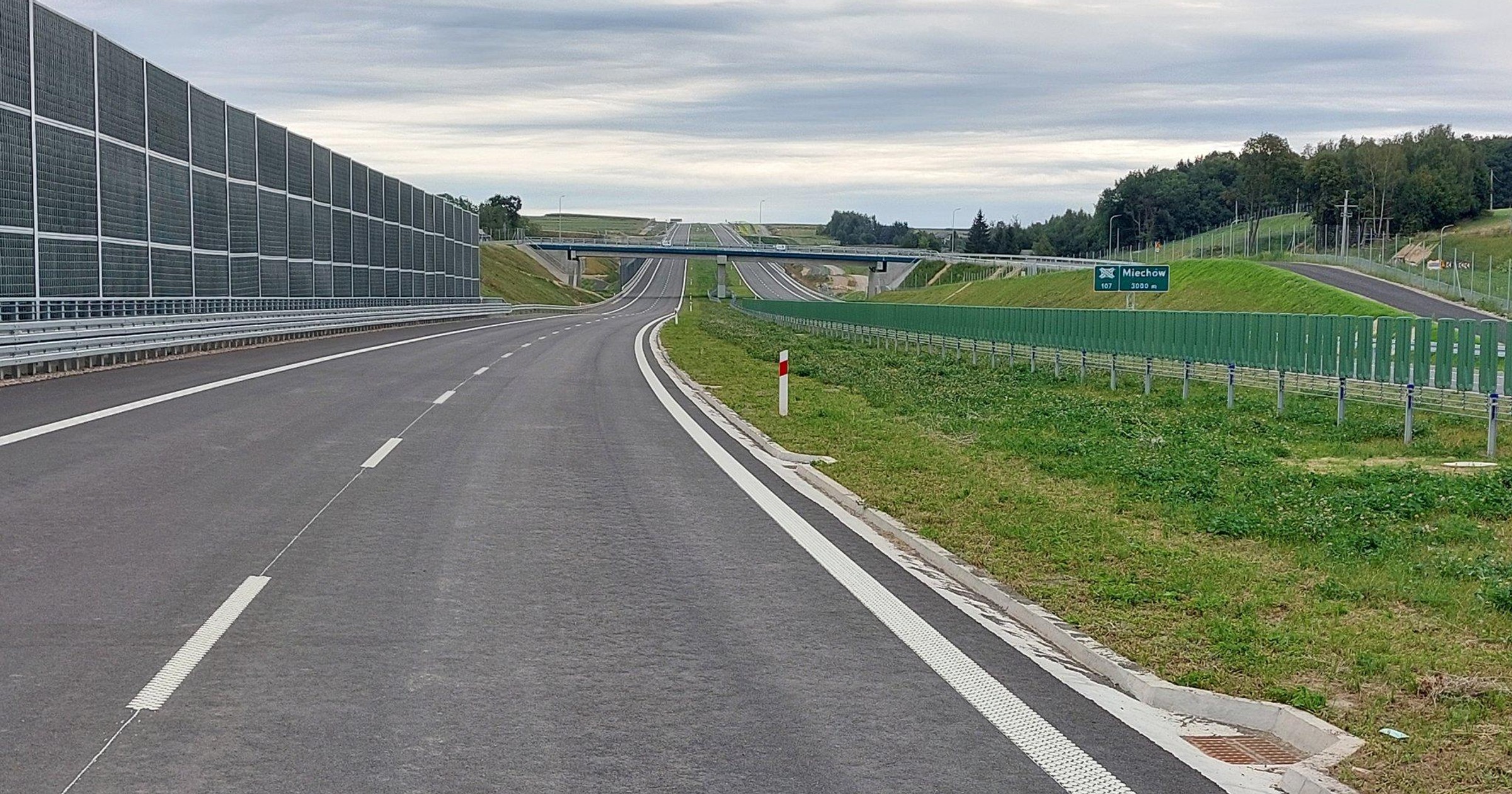 Droga S7 między Miechowem a Szczepanowicami