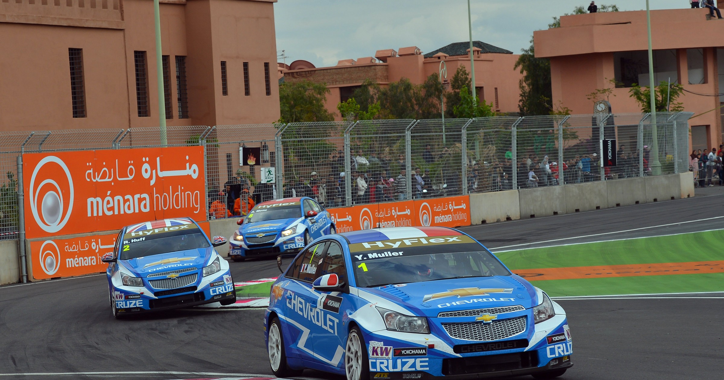 WTCC: 1-2-3, Chevroleta w Maroko gonisz Ty