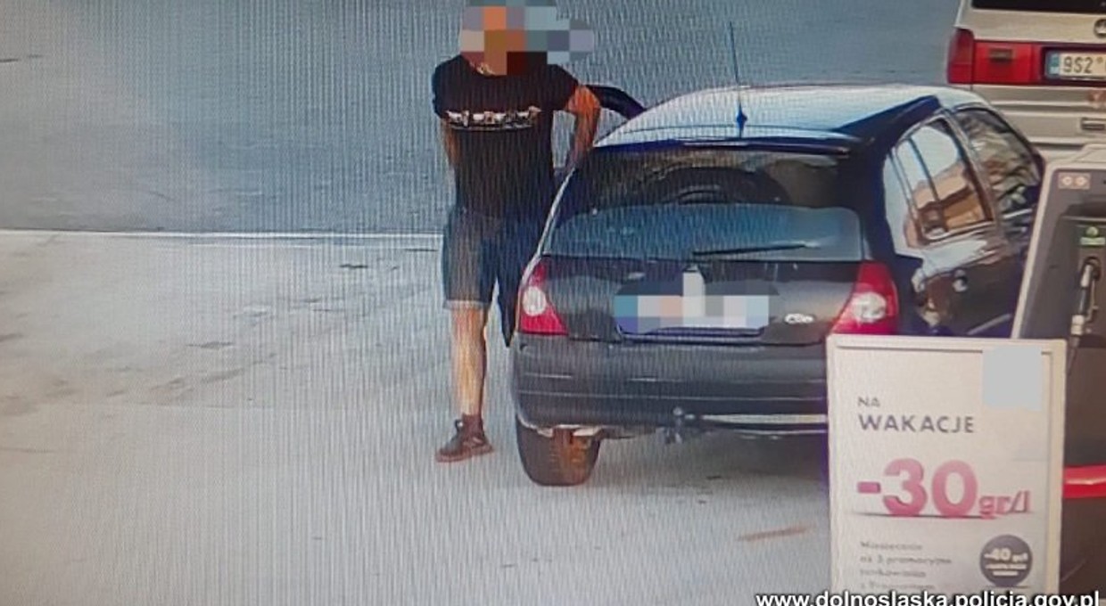 Myślał, że ten prosty trik pozwoli mu bezkarnie kraść paliwo