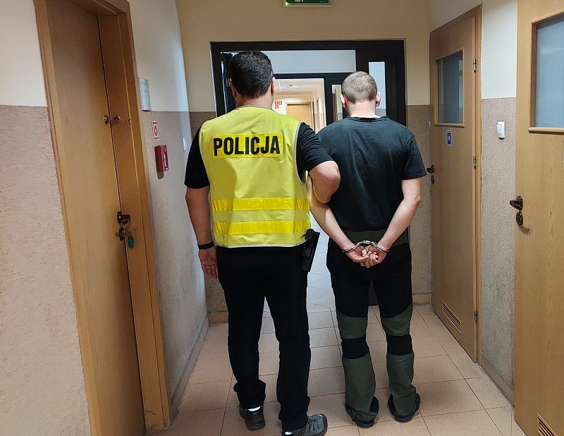 Jeden z zatrzymanych mężczyzn