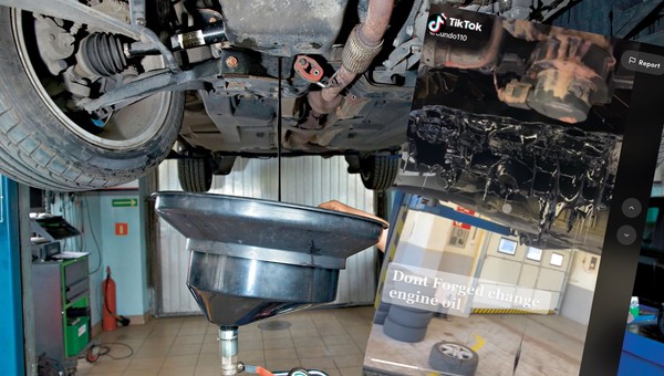 Przejechał 60 tys. km bez wymiany oleju, aż zapalił się "check engine"