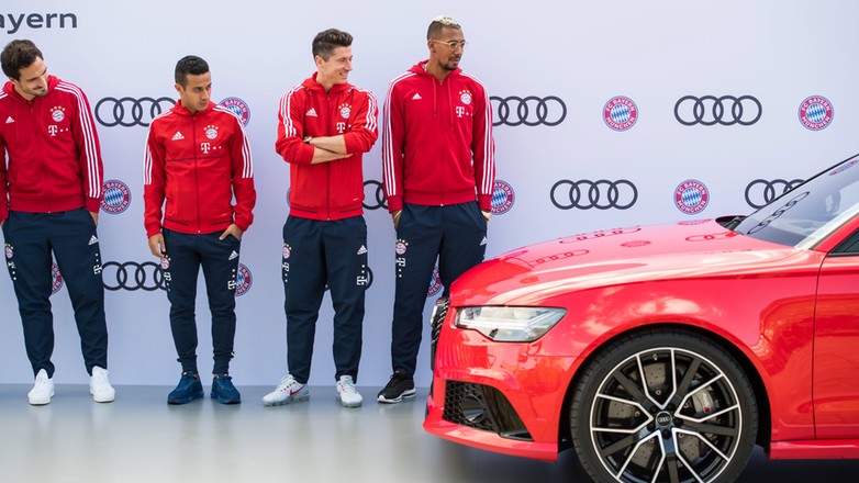 GERMANY SOCCER AUDI (FC Bayern Munich vehicle handover)